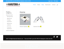 Tablet Screenshot of hakutora.com